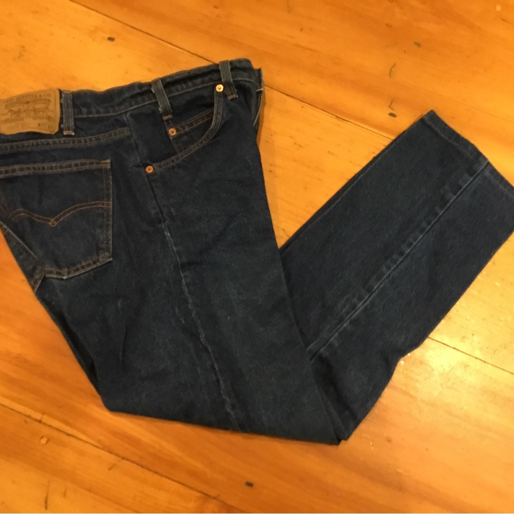 Levi's Men's Vintage Orange Tab Indigo Straight-Leg Jeans 1986